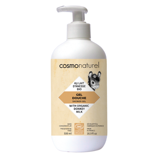 Gel Douche Au Lait D'ânesse Bio 200ml - Soin Naturel Et Doux Pour La Peau